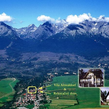 Rekreacny Dom Altwaldorf Vysoke Tatry Vila Stará Lesná Exterior foto